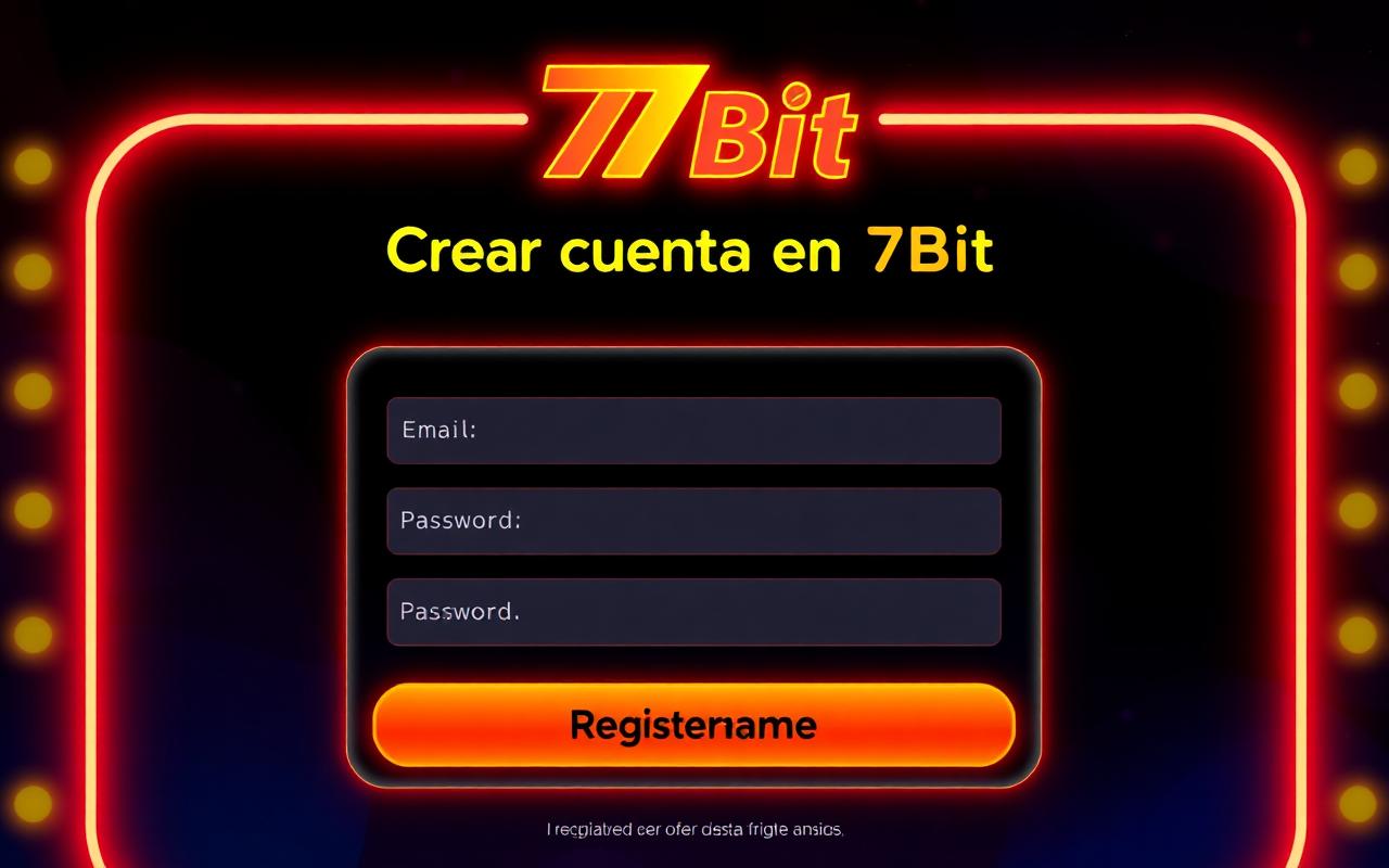 Ecran de înregistrare pentru deschiderea unui cont pe 7Bit Casino