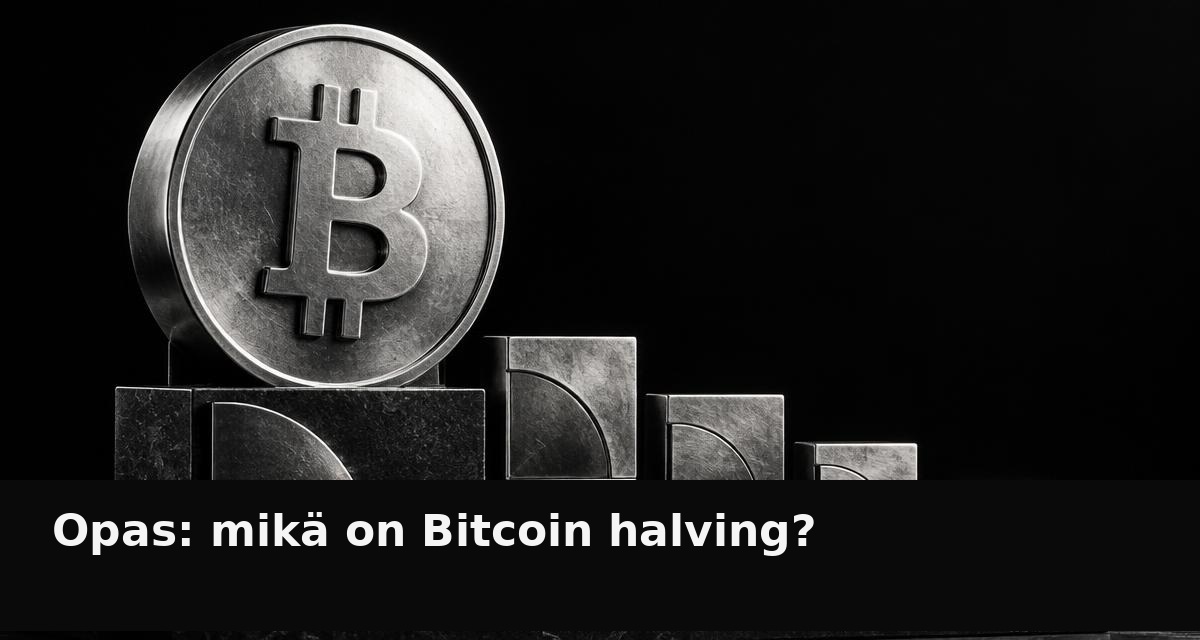 Hopeinen Bitcoin ja pienenevät lohkot, jotka edustavat päästöjen vähentymistä