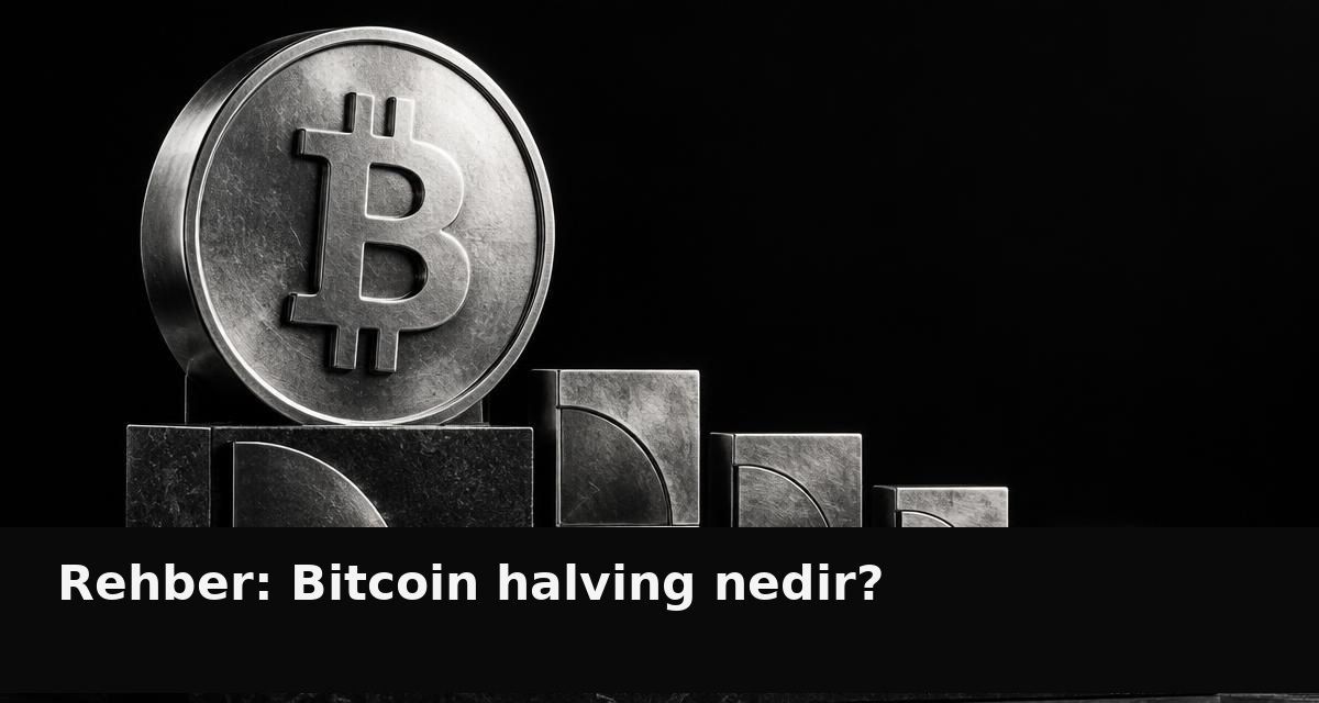 Gümüş Bitcoin ve emisyonun azaldığını temsil eden azalan bloklar