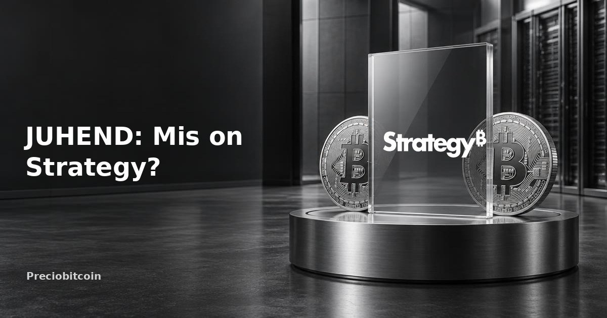 Strategy logo postamendil Bitcoin-müntide kõrval: juhend bitcoin-kassahalduse ettevõtte kohta