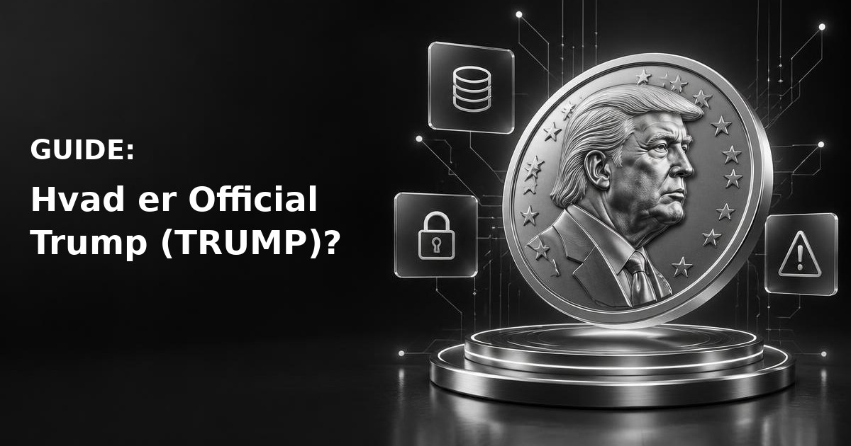 Uddannelsesmæssig illustration af Official Trump (TRUMP), dens oprindelige distribution og Solana-netværket