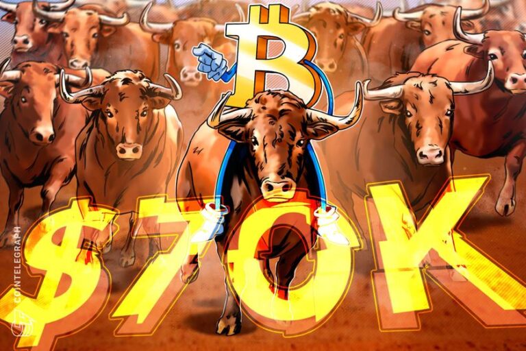 El retroceso de Bitcoin a 70.000 dólares es parte de una "corrección macro" dentro del mercado alcista, según analistas