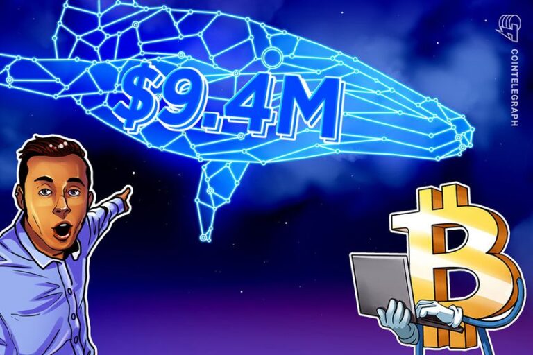 Una ballena cierra una posición corta de 516 millones de dólares en BTC a 40x y gana 9,4 millones de dólares en 8 días