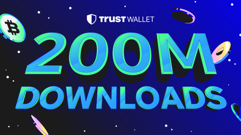 Trust Wallet alcanza el hito de 200 millones de descargas