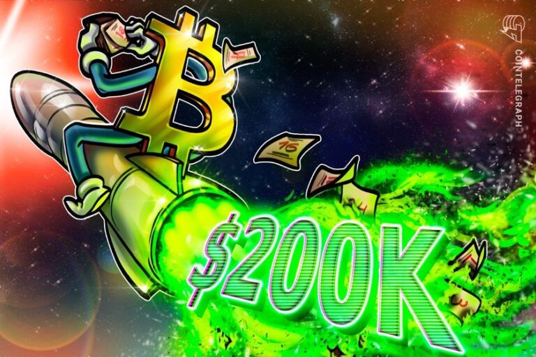 El modelo de "ley de poder" de Bitcoin prevé un precio de BTC de 200.000 dólares para 2025