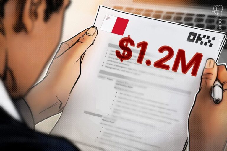 El regulador maltés impone al criptoexchange OKX una multa de 1,2 millones de dólares por incumplimientos anteriores de la normativa antilavado de dinero