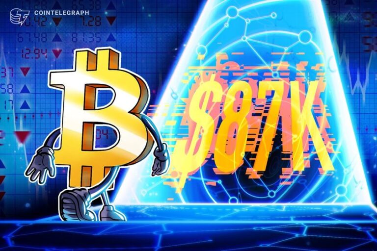 Bitcoin repuntó: recuperó los 87.000 dólares tras la caída de principios de abril