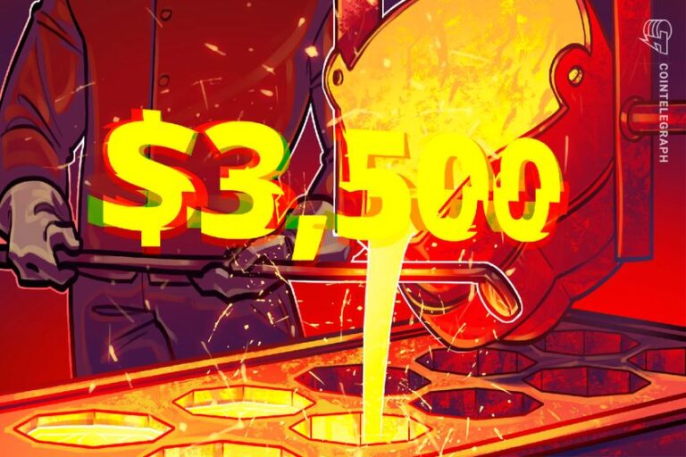 El oro es dinero, dice Peter Schiff, mientras el precio alcanza un máximo histórico de 3.500 dólares