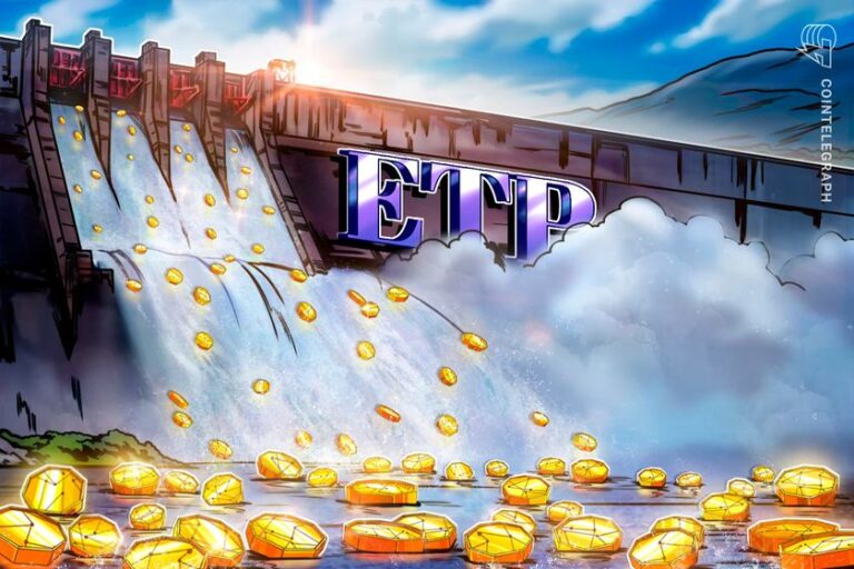 Los ETP de criptomonedas alcanzan los terceros mayores flujos de entrada con 3.400 millones de dólares, según CoinShares