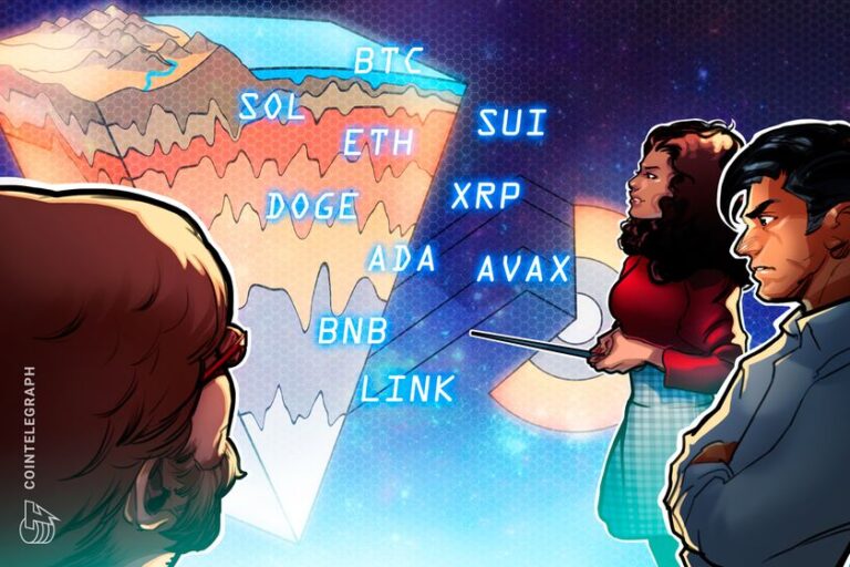 Predicciones de precios del 25 de abril: BTC, ETH, XRP, BNB, SOL, DOGE, ADA, SUI, LINK, AVAX