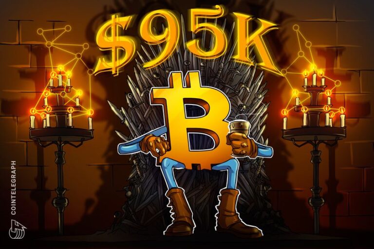 La oferta en circulación de Bitcoin roza los 40.000 millones de dólares mientras nuevos inversores ingresan al mercado con el BTC en 95.000 dólares